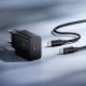 Мережевий зарядний пристрій HOCO N76 Star single port Type-c Cable 25W Black