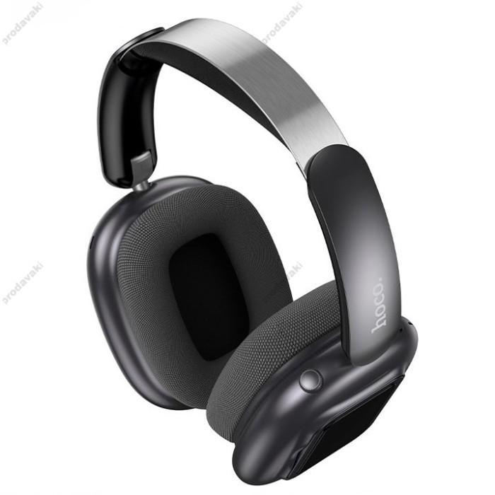 Бездротові Bluetooth навушники Hoco ESD23 Lasting ANC headphones with display BT 6.0 Black