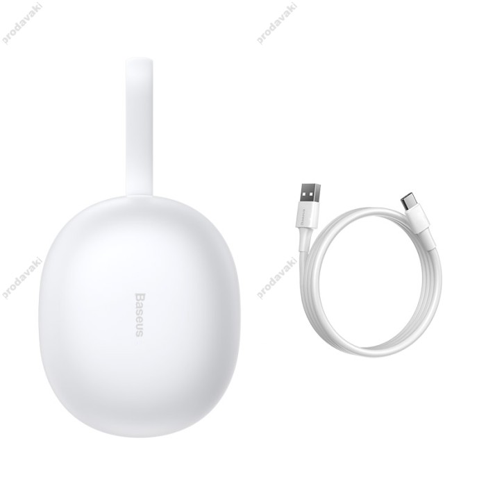 Бездротові Bluetooth навушники Baseus W05 Encok True Wireles BT 5.0 White