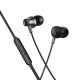 Дротові навушники HOCO M119 Mia universal earphones with microphone 3.5mm Black