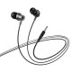 Дротові навушники HOCO M119 Mia universal earphones with microphone 3.5mm Black