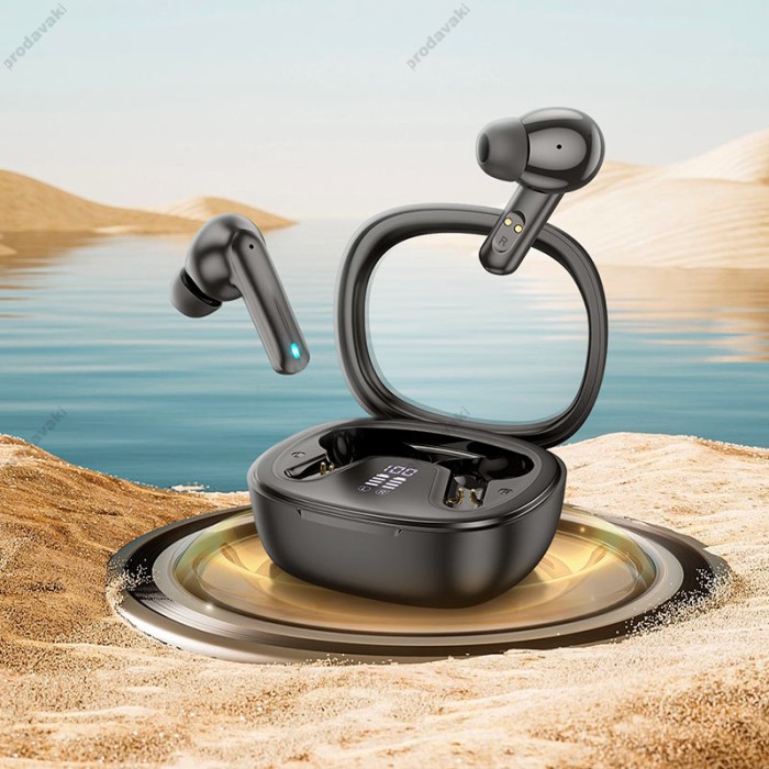 Бездротові Bluetooth навушники HOCO EQ6 Shadow true wireless headset BT 5.3 Black