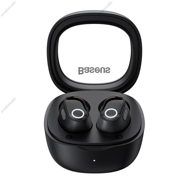 Бездротові Bluetooth навушники Baseus Bowie WM02 True Wireless Earphones BT 5.3 Black NGTW180101