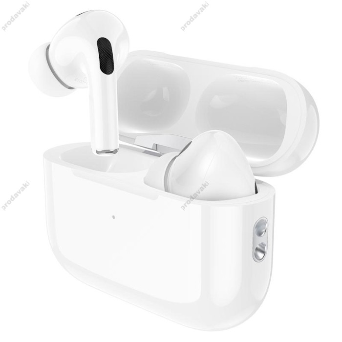 Бездротові Bluetooth навушники HOCO EW51 True ANC noise reduction headset BT 5.3 White