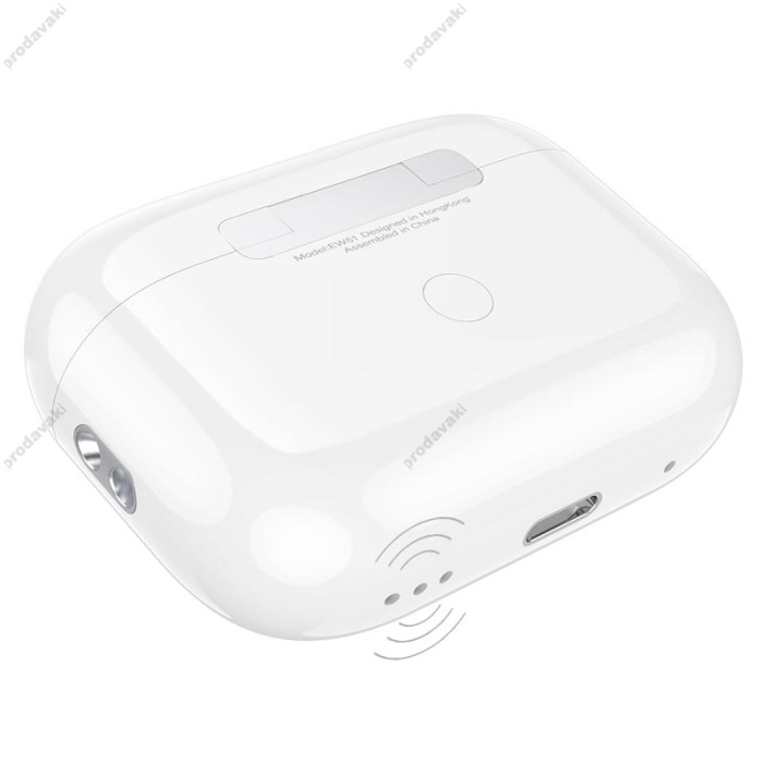 Бездротові Bluetooth навушники HOCO EW51 True ANC noise reduction headset BT 5.3 White