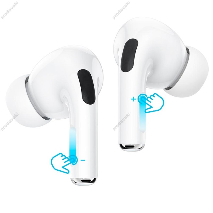 Бездротові Bluetooth навушники HOCO EW51 True ANC noise reduction headset BT 5.3 White