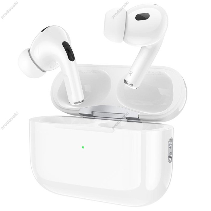Бездротові Bluetooth навушники HOCO EW50 True wireless stereo headset BT 5.3 White