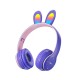 Бездротові Bluetooth навушники CH UK B12 Rabbit Ear BT 5.0 Purple