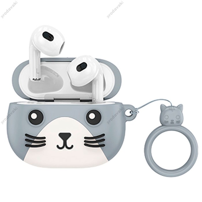 Бездротові Bluetooth навушники HOCO EW46 True wireless stereo headset TWS BT 5.3 Mysterious Cat