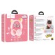 Бездротові Bluetooth навушники HOCO W39 CAT Ear KIDS BT headphoness BT 5.3 Pink