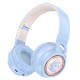 Бездротові Bluetooth навушники HOCO W50 Cute fun headphones BT 5.3 Blue