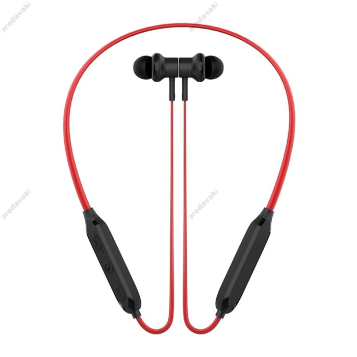 Бездротові Bluetooth навушники Celebrat A19 BT 5.0 Red