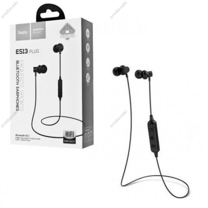 Бездротові Bluetooth навушники Hoco ES13 Plus exquisite sports BT 4.1 Black