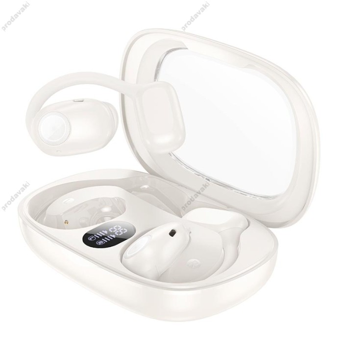 Бездротові Bluetooth навушники Hoco EA1 Spectrum true wireless headset BT 5.3 Milky White