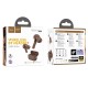 Бездротові Bluetooth навушники Hoco EQ9 Duke true wireless headset BT 5.3 Brown