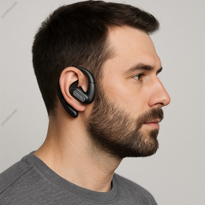 Бездротові Bluetooth навушники XO G36 Palm Gyro AI Translation OWS headset BT 5.4 Black