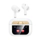 Бездротові Bluetooth навушники HOCO EW88 Rampino true wireless ANC touch screen BT 5.4 White