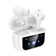 Бездротові Bluetooth навушники HOCO EW88 Rampino true wireless ANC touch screen BT 5.4 White