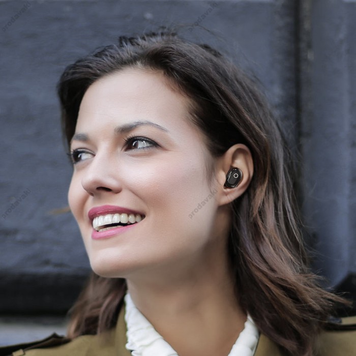 Бездротові Bluetooth навушники Borofone BW06 Manner true wireless headset BT 5.1 Black