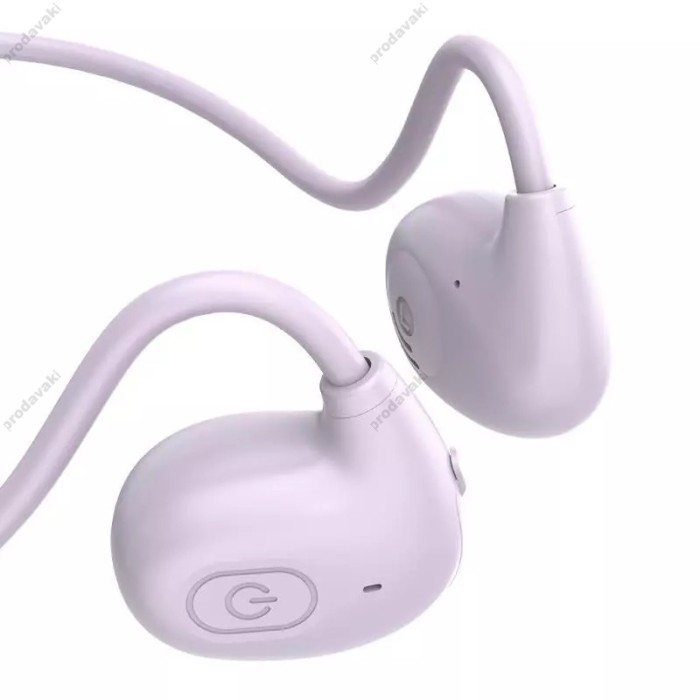 Бездротові Bluetooth навушники XO BS34 Foton Open Air Conduction Bluetooth Earphones BT 5.3 Purple