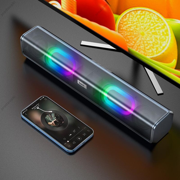 Портативна колонка Bluetooth HOCO BS49 Dazzling sound desktop speaker 10W Black