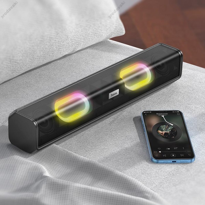 Портативна колонка Bluetooth HOCO BS49 Dazzling sound desktop speaker 10W Black