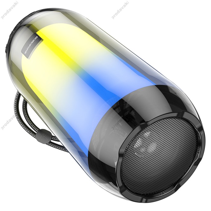Портативна колонка Bluetooth BOROFONE BR25 Crazy sound colorful luminous 5W Black