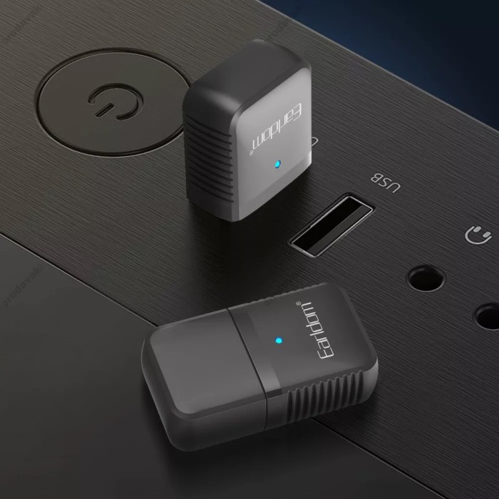 Аудіо ресивер Bluetooth Earldom ET-BR27 Black