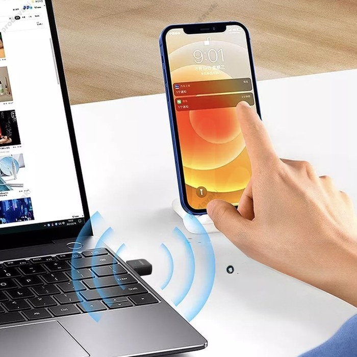 Аудіо ресивер Bluetooth Earldom ET-BR27 Black