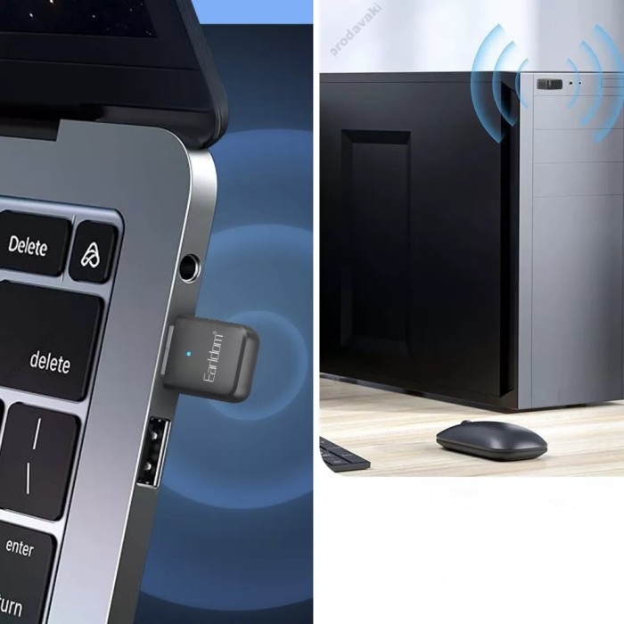 Аудіо ресивер Bluetooth Earldom ET-BR27 Black