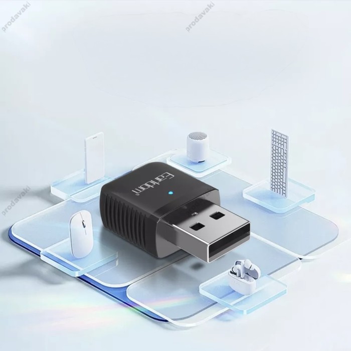Аудіо ресивер Bluetooth Earldom ET-BR27 Black