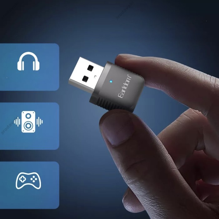 Аудіо ресивер Bluetooth Earldom ET-BR27 Black