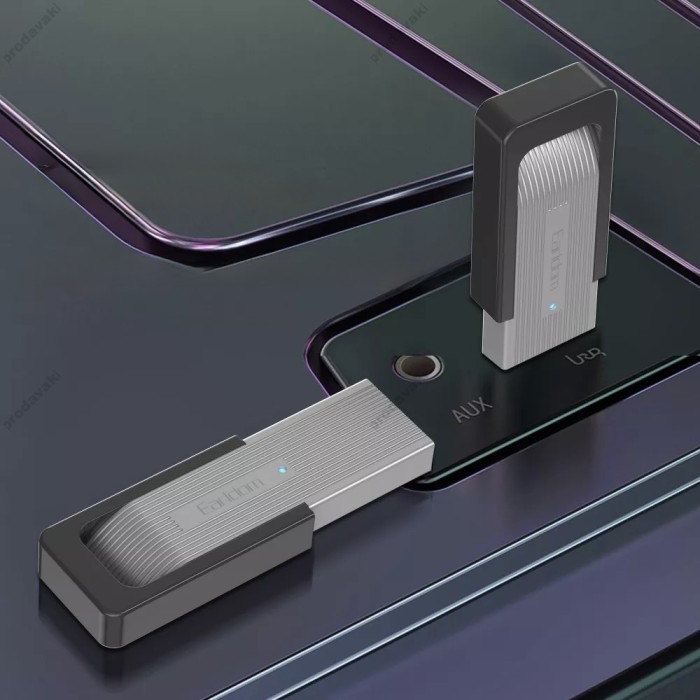 Bluetooth аудіо ресивер Earldom ET-BR30 Silver