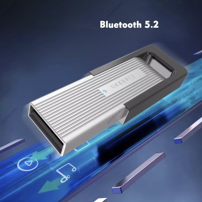 Bluetooth аудіо ресивер Earldom ET-BR30 Silver