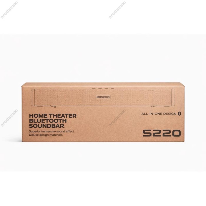 Портативна колонка Bluetooth MONSTER S220 S19 (MS62127) BT5.4 40W Black