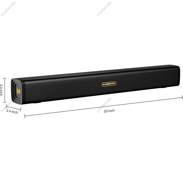 Портативна колонка Bluetooth MONSTER S220 S19 (MS62127) BT5.4 40W Black