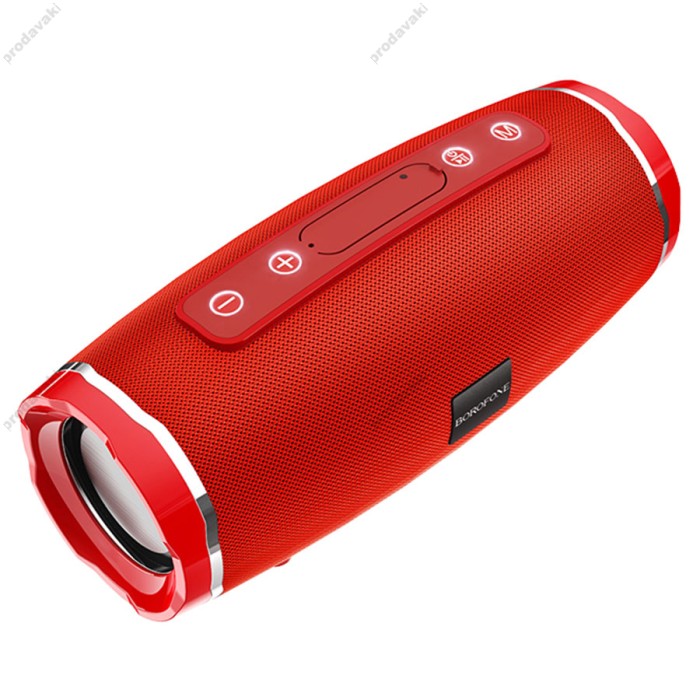 Портативна колонка Bluetooth BOROFONE BR3 Rich sound sports 5W red