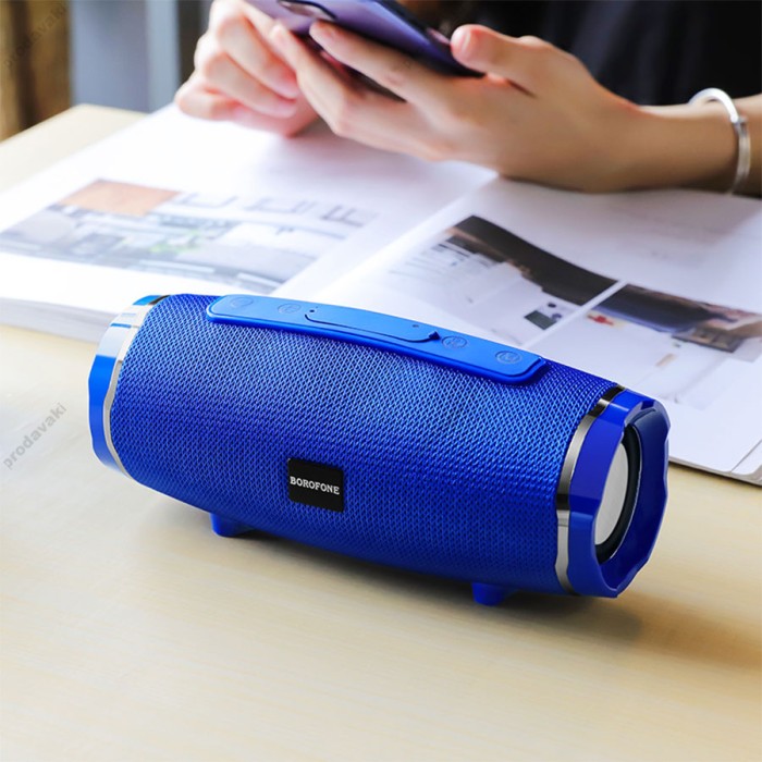 Портативна колонка Bluetooth BOROFONE BR3 Rich sound sports 5W blue