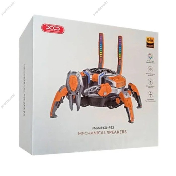 Портативна колонка Bluetooth XO F52 Crab Shape Speaker 10W Orange