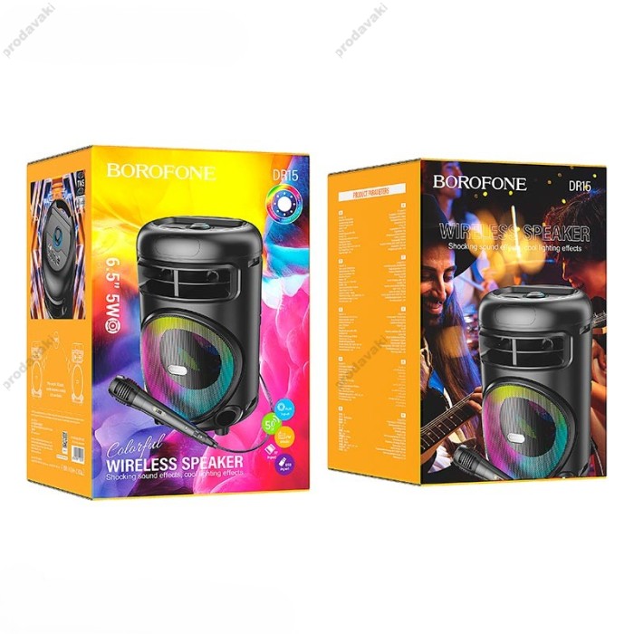 Портативна колонка Bluetooth Borofone DR15 Pretty speaker 5W black