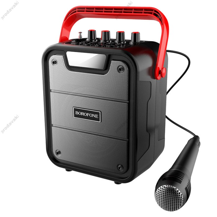 Портативна колонка Bluetooth BOROFONE BP7 Cool karaoke 10W black