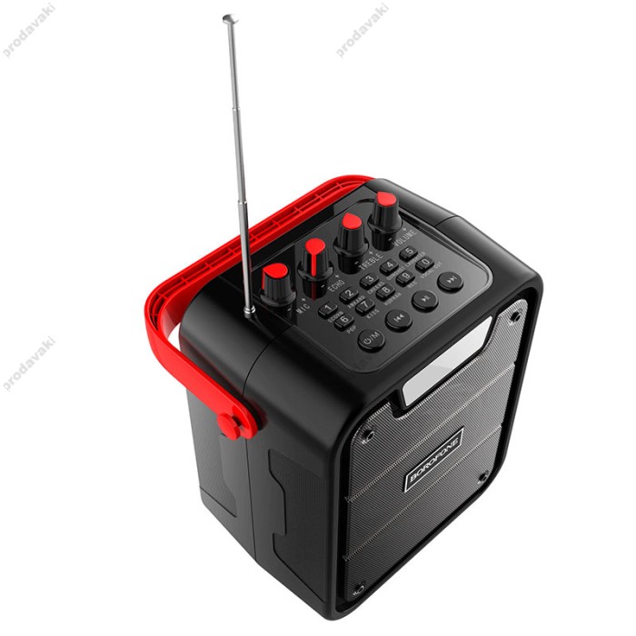 Портативна колонка Bluetooth BOROFONE BP7 Cool karaoke 10W black
