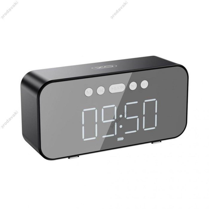 Портативна колонка Bluetooth XO F41 Mirror Clock Speake 5W Black