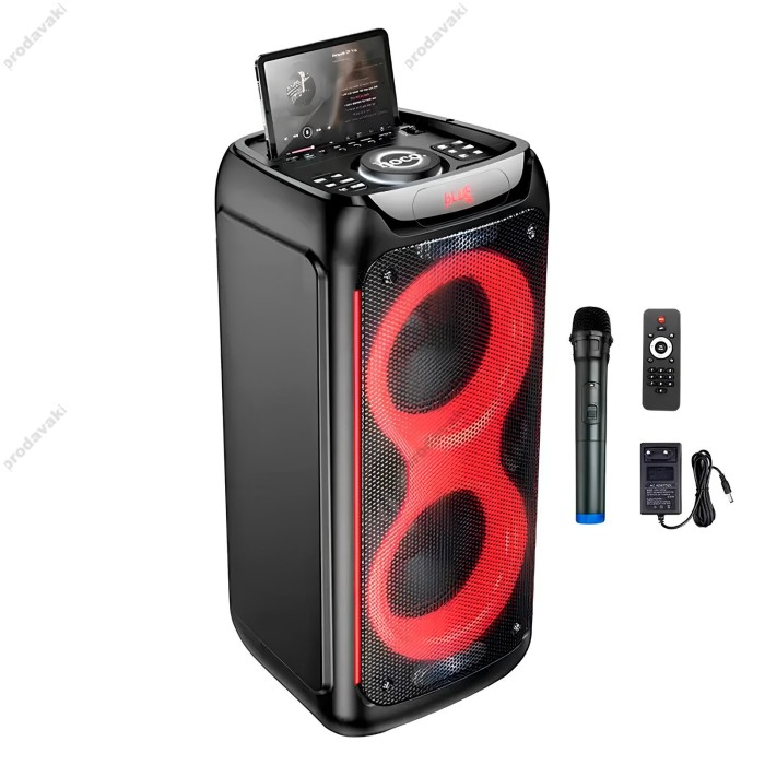 Портативна колонка Bluetooth HOCO DS54 Precious RGB Light BT speaker BT5.0 50W black