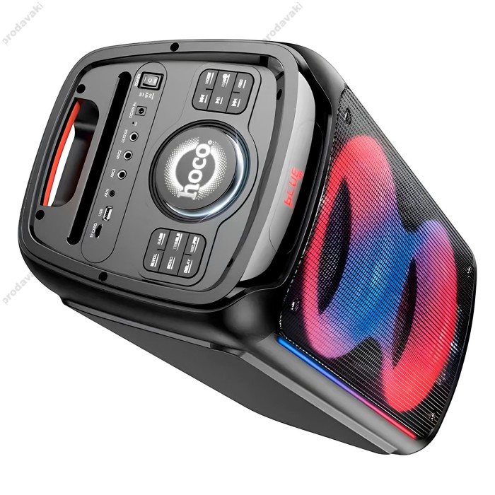 Портативна колонка Bluetooth HOCO DS54 Precious RGB Light BT speaker BT5.0 50W black