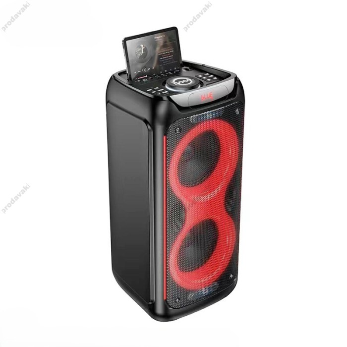 Портативна колонка Bluetooth HOCO DS54 Precious RGB Light BT speaker BT5.0 50W black