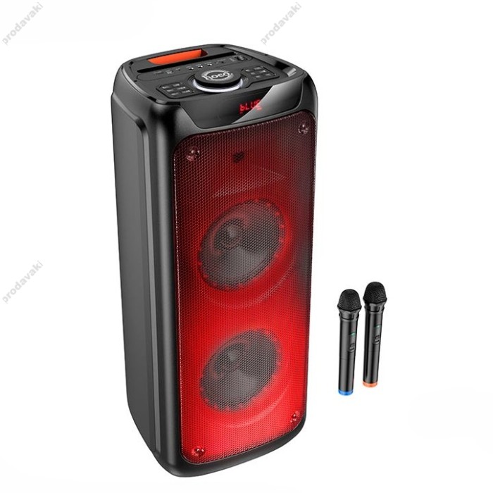 Портативна колонка Bluetooth HOCO DS53 Flame light BT speaker 120W black