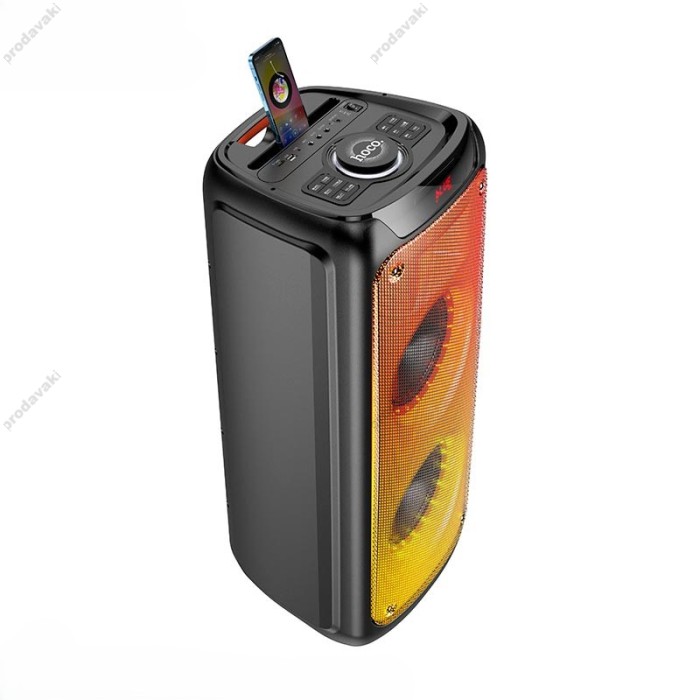 Портативна колонка Bluetooth HOCO DS53 Flame light BT speaker 120W black