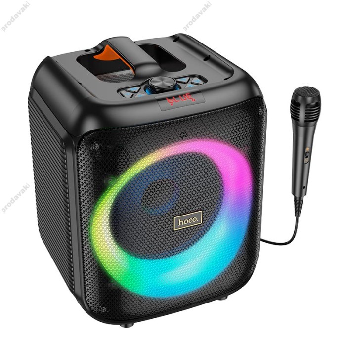 Портативна колонка Bluetooth система караоке HOCO HA1 Graceful outdoor 45W Black