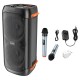 Портативна колонка система караоке Bluetooth Hoco BS53 з 2-ма мікрофонами 40W Black
